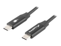 Lanberg USB Type-C kabel 1m Sort