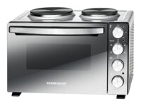 Rommelsbacher KM 3300 Elektrisk ovn med varme plader Silver/mirror glass