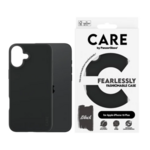 PanzerGlass CARE by Fashionable Case Black iPhone 16 Plus Beskyttelsescover Sort Apple iPhone 16 Plus