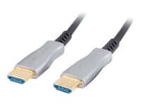 Lanberg HDMI-kabel 10m Sort Sølv