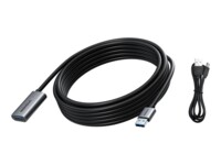 Vision TC 5MUSB3.0EXT+/BL USB-A to USB-A 5m Sort