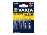 Varta Longlife AAA / LR03 Standardbatterier 4