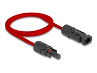 DeLOCK DL4 (male) - DL4 (female) Rød 1m Solkabel