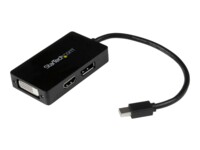 StarTech.com Videoadapter DisplayPort / HDMI / DVI 15cm Sort
