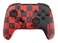 PDP Rematch Glow Controller Nintendo Switch Lite Nintendo Switch OLED Nintendo Switch Sort Rød