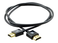 Kramer C-HM/HM/PICO Series C-HM/HM/PICO/BK-1 HDMI-kabel med Ethernet 30cm Sort