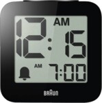 Braun BC 25 BP schwarz Quarzwecker mit Sprachausgabe