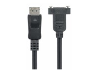 StarTech.com 3 ft. (0.9 m) Displayport Male to Female Cable - Mounting - Latched Connectors - DisplayPort - DP Monitor Cable (DPPNLFM3) DisplayPort kabel 91.4cm Sort
