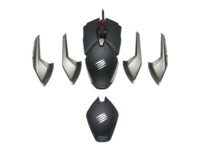 Mad Catz B.A.T. 6+ Optisk Kabling Sort
