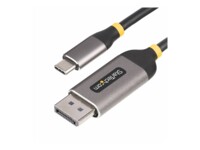 StarTech.com 10ft (3m) USB-C to DisplayPort Adapter Cable, 8K 60Hz Videoadapterkabel 3m Sort Grå