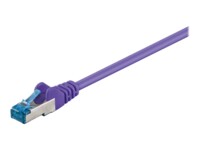 goobay CAT 6a SFTP, PiMF 3m Patchkabel Lilla