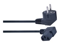 Gembird PC-186A-VDE Strømkabel 1.8m Sort