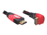 Delock High Speed HDMI with Ethernet HDMI-kabel med Ethernet 2m