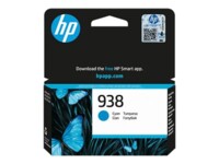 HP 938 Cyan 800 sider Blæk