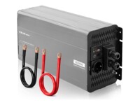 Qoltec Przetwornica napiecia Pure Sine Wave 12V na 230V 4000/8000W USB Kompatybilna z LiFePO4 GEL AGM