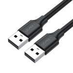 Ugreen US102 USB-A to USB-A 1m Sort