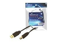 MediaRange Printer Cable USB-kabel 3m Sort