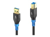 PureLink FlexInstall Series USB 3.2 Gen 1x1 USB-kabel Sort