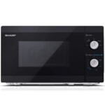 Sharp Mikrobølgeovn Fritstående 800W 20liter Sort