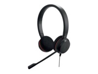 Jabra Evolve 20 MS stereo Kablet Høretelefoner Sort