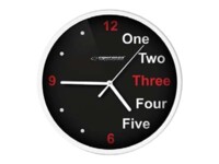 Esperanza PRAGUE Ur Rund Sort Hvid