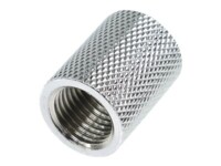 Alphacool HF socket 2 x G1/4 inner thread Forbindelsesadapter til flydende kølesystem (hun) 1-pack Sølv