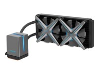 Inter-Tech ALSEYE X240 Vandkøler 1-pack Sort Sølv 120 mm