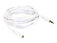 Delock Forlængerkabel til audio 5m Hvid