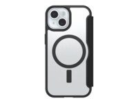 OtterBox React Folio Series Beskyttelsescover Sort krystal (klar/sort) Apple iPhone 13, 14, 15