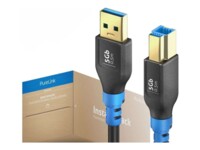 PureLink FlexInstall Series USB 3.2 Gen 1x1 USB-kabel Sort