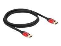 Delock HDMI-kabel 1m Rød