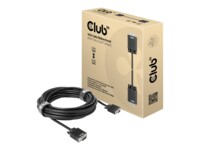 Club 3D VGA-kabel 10m Sort
