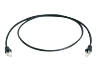 Telegärtner DataVoice Office MP8 FS 500 CAT 6a SFTP, PiMF Patchkabel Sort RAL 9011