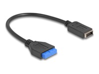 DeLOCK USB 3.0 USB internt kabel 25cm Sort