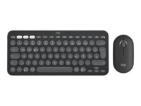 Logitech Pebble 2 Combo Sæt med mus og tastatur Trådløs