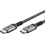 goobay plus series DisplayPort kabel 1m Grå