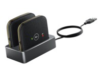 Yealink CPW65-DECT-Duo Trådløs mikrofon Sort