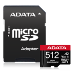 ADATA High Endurance microSDXC UHS-I Memory Card 512GB 100MB/s