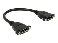 Delock DisplayPort-kønsskifter 25cm Sort