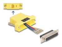 DeLOCK Assembly Kit Seriel adapter Yellow