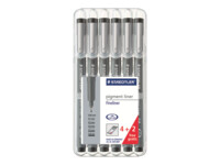 STAEDTLER pigment liner Fineliner Sort