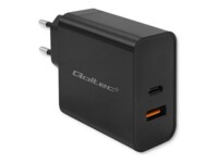 Qoltec Strømadapter - AC / USB-C 90Watt