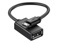 Ugreen USB 2.0 On-The-Go USB-adapter 10cm Sort