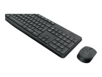 Logitech MK235 Sæt med mus og tastatur Trådløs Tjekkisk