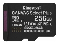 Kingston Canvas Select Plus microSDXC UHS-I Memory Card 256GB 150MB/s