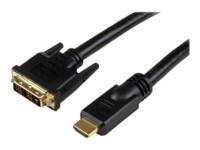 StarTech.com 3m High Speed HDMI Cable to DVI Digital Video Monitor Videoadapterkabel 3m Sort