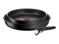 SET 3 ELEMENTS FRYPANS 24CM/28CM+HANDLE