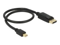 Delock DisplayPort adapter 50cm Sort