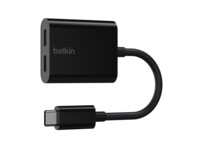 Belkin Connect Audio Charge USB-C til USB-C hovedtelefon/opladningsadapter 14m