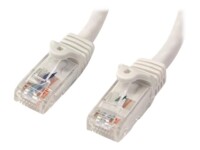 StarTech.com 75ft CAT6 Cable, 10 Snagless RJ45 650MHz 100W Patch Cord, CAT 6 10GbE UTP Network Cable w/Strain Relief, White, Fluke Tested/Wiring is UL Certified/TIA - Category 6 - 24AWG (N6PATCH75WH) CAT 6 Ikke afskærmet parsnoet (UTP) 22.9m Patchkabel Hv